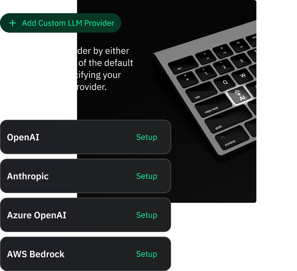 Flexible LLM providers